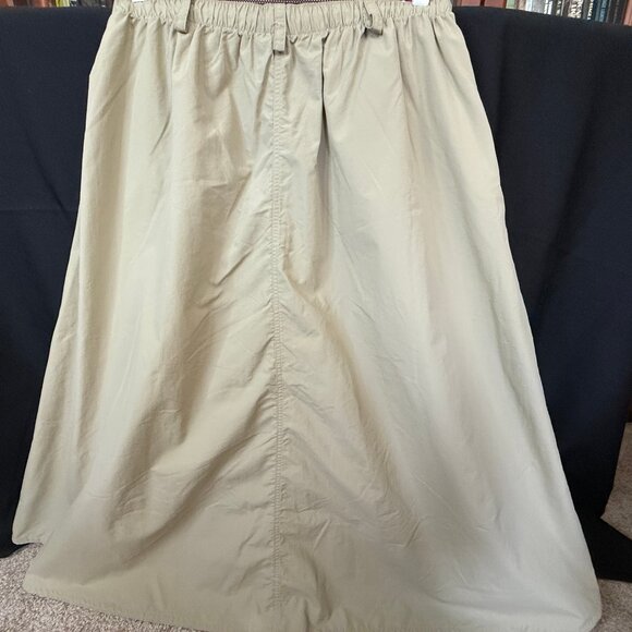Macabi Original Travel Skirt - Long; Khaki/Stone; Size Large - Picture 6 of 9